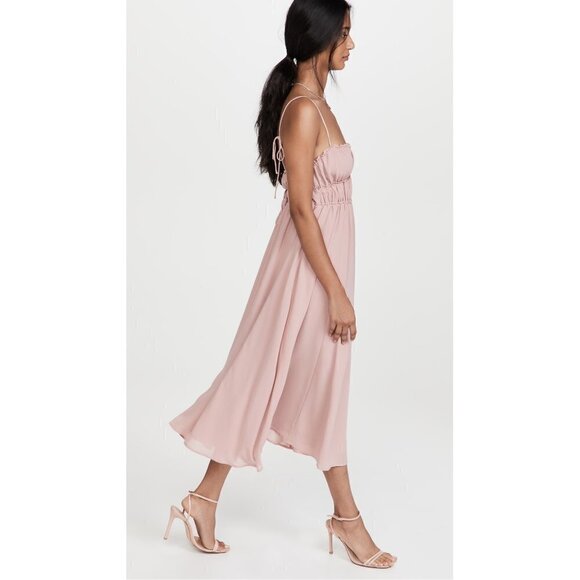 ๐O.P.T.๐ Gigi Dress ~ Chiffon Pink XS NWT - Picture 5 of 16